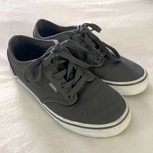Vans youth size 4 Gray shoes
